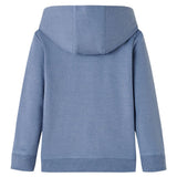 VidaXL Kinderpullover mit Kapuze 92 blau gemischt