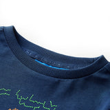 VidaXL Kinderhemd mit langen Ärmeln 140 Marineblau