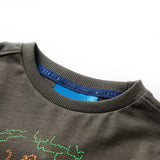 VidaXL Kindershirt mit langen Ärmeln 128 Khaki