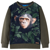VidaXL Kinderpullover 140 Khaki