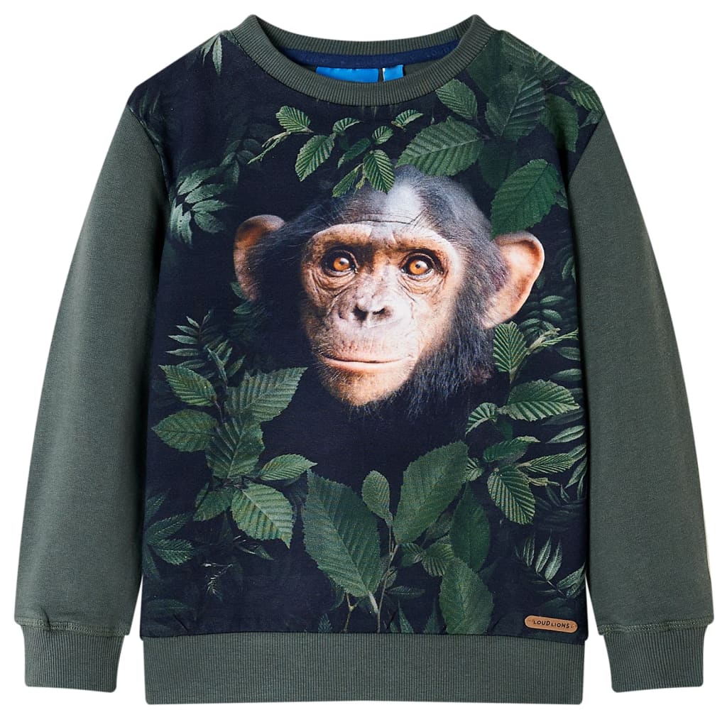 VidaXL Kinderpullover 92 Dunkelkhaki