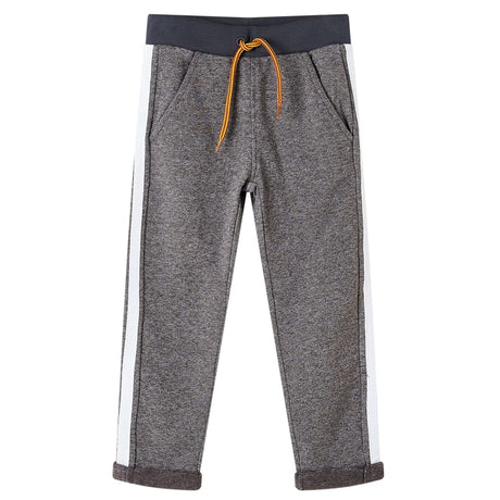 Vidaxl Kinder-Jogginghose 116 dunkelgrau gemischt