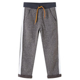 VidaXL Kinder-Jogginghose 128 dunkelgrau meliert