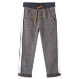 VidaXL Kinder-Jogginghose 140 dunkelgrau meliert