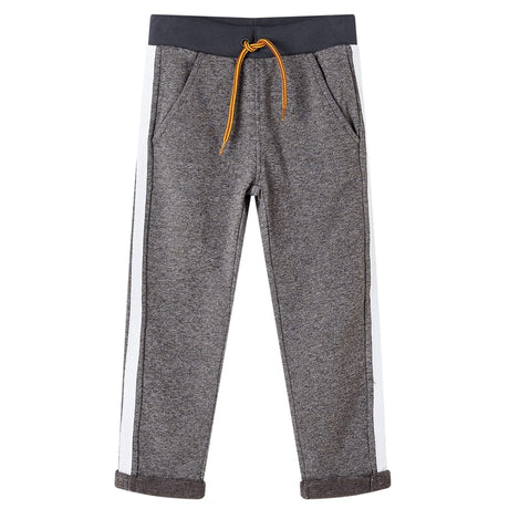VidaXL Kinder-Jogginghose 140 dunkelgrau gemischt