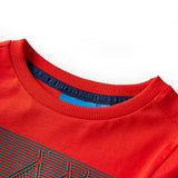 VidaXL Kindershirt mit langen Ärmeln 104 rot