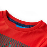VidaXL Kindershirt mit langen Ärmeln 116 rot