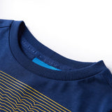 VidaXL Kindershirt mit langen Ärmeln 116 Marineblau