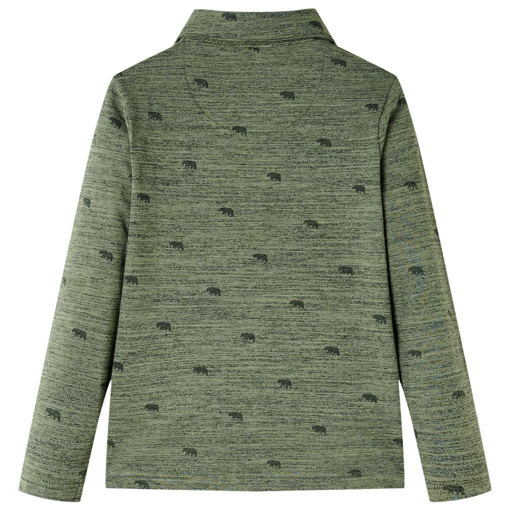 VidaXL Kinderhemd 92 Khaki gemischt