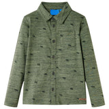 VidaXL Kinderhemd 116 Khaki gemischt