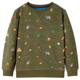 VidaXL Kinderpullover 92 Khaki