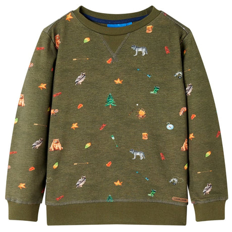 VidaXL Kinderpullover 128 Khaki