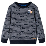 VidaXL Kinderpullover 140 Marineblau gemischt