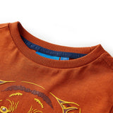 VidaXL Kindershirt mit langen Ärmeln 92 hellrostfarben