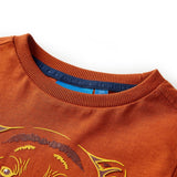 VidaXL Kindershirt mit langen Ärmeln 104 hellrostfarben