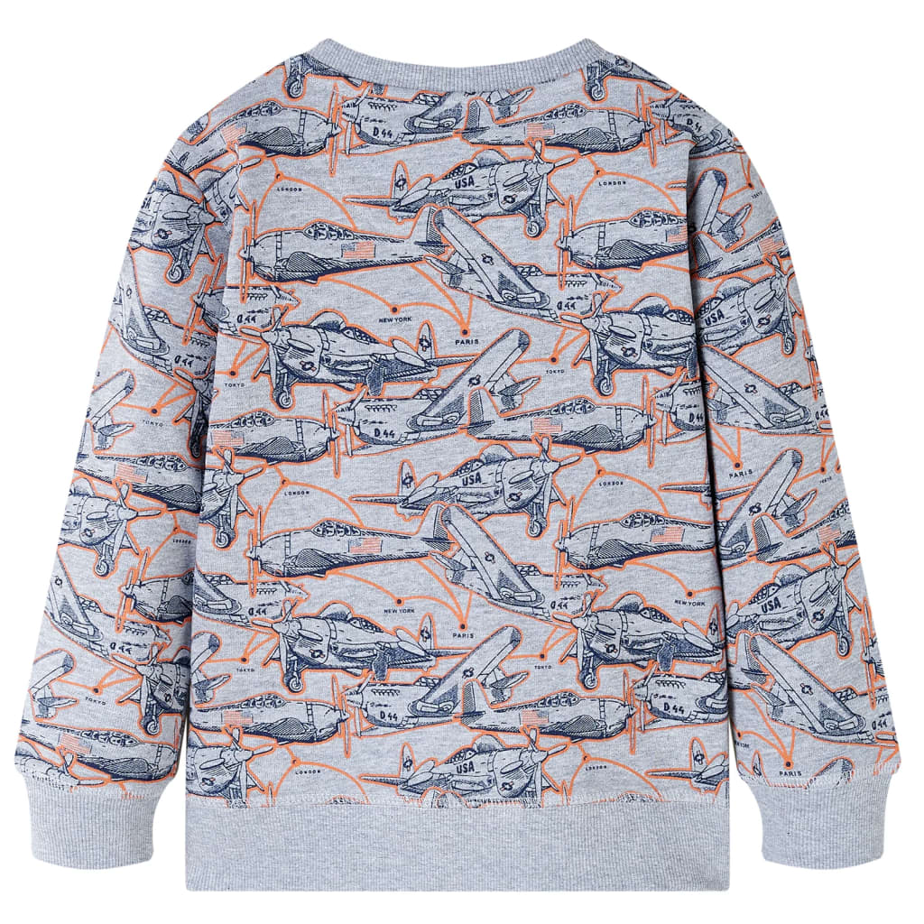 VidaXL Kinderpullover 92 grau gemischt
