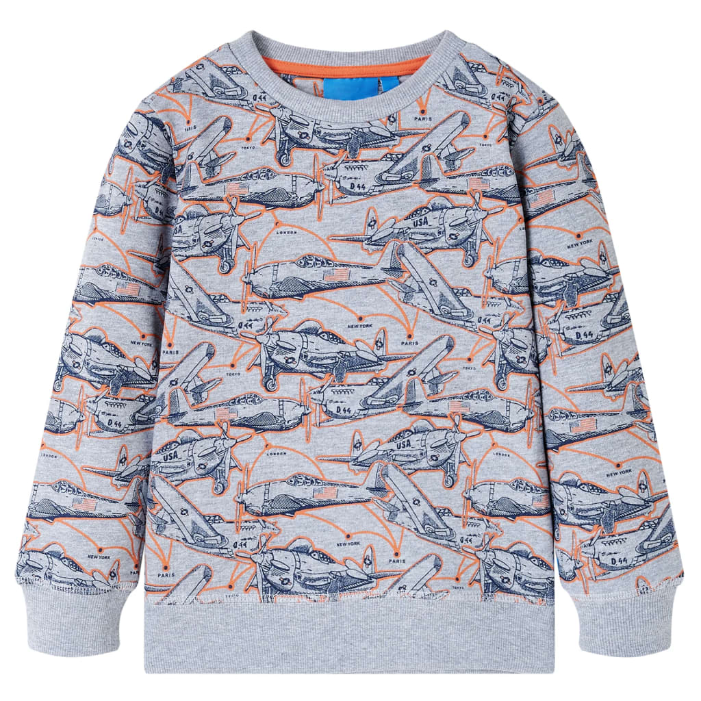 VidaXL Kinderpullover 116 grau gemischt