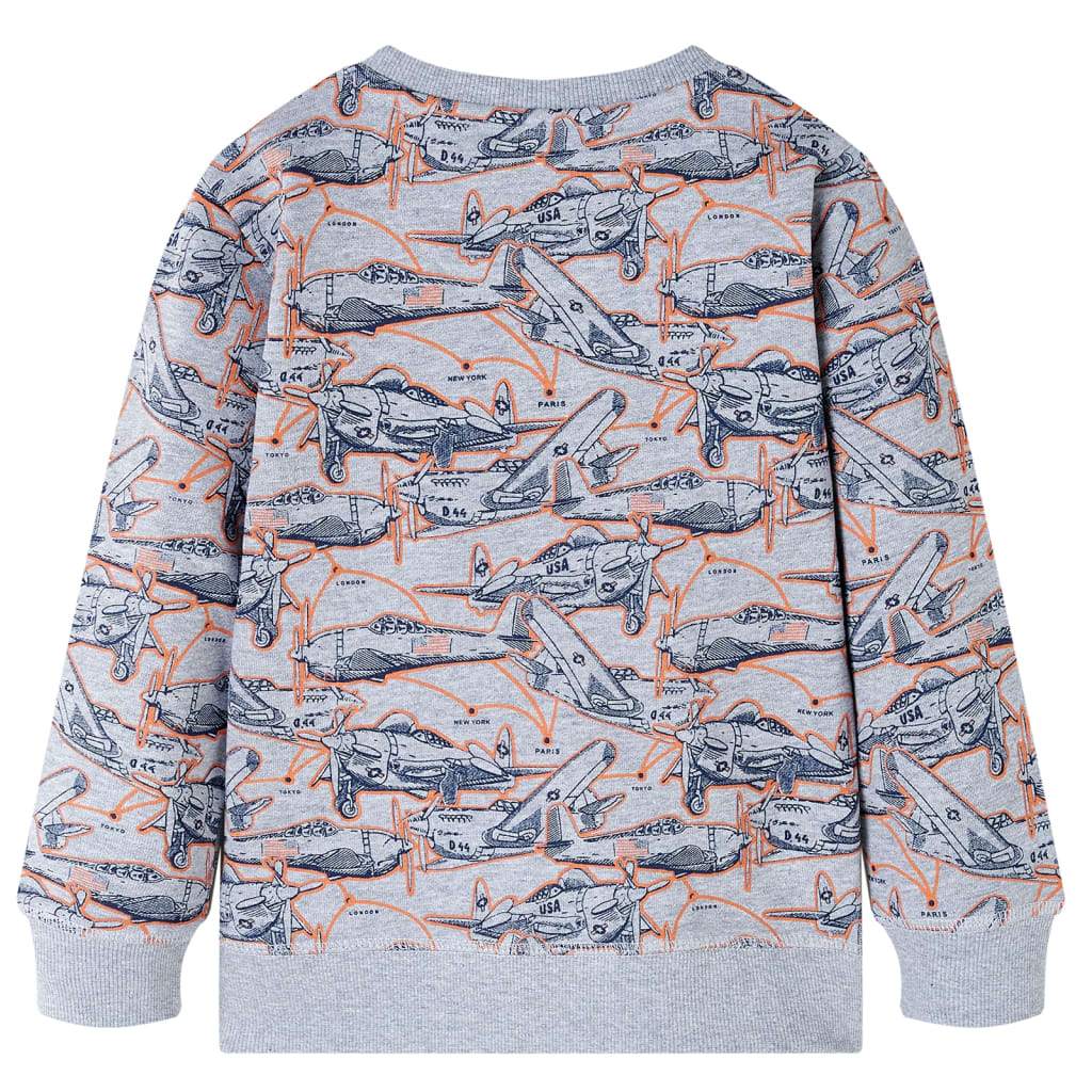 VidaXL Kinderpullover 128 grau gemischt