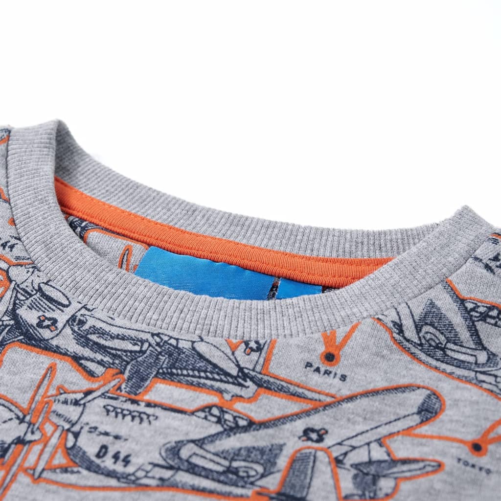 VidaXL Kinderpullover 128 grau gemischt