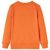 VidaXL Kindertrui 140 Donkeroranje