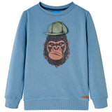 VidaXL Kindertrui 104 mittelblauw