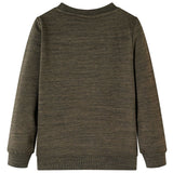 VidaXL Kinderpullover 116 gemischtes dunkles Khaki