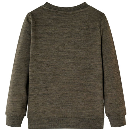VidaXL Kinderpullover 116 gemischtes dunkles Khaki