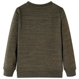 VidaXL Kinderpullover 128 gemischtes dunkles Khaki