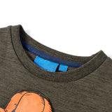 VidaXL Kinderpullover 128 gemischtes dunkles Khaki