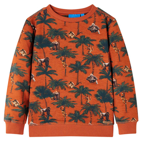 Vidaxl Kinderpullover 140 hellrostfarben