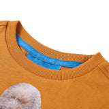 VidaXL Kindershirt mit langen Ärmeln 104 dunkles Ocker