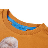 VidaXL Kindershirt mit langen Ärmeln 140 dunkel dunkelocker