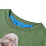 VidaXL Kindershirt mit langen Ärmeln 92 helles Khaki