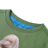 VidaXL Kindershirt mit langen Ärmeln 116 helles Khaki