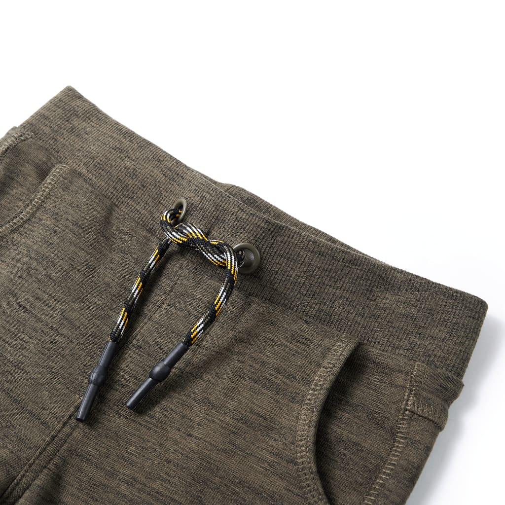 VidaXL Kinder-Jogginghose 92, gemischtes dunkles Khaki