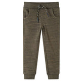 VidaXL Kinder-Jogginghose 128, gemischtes dunkles Khaki