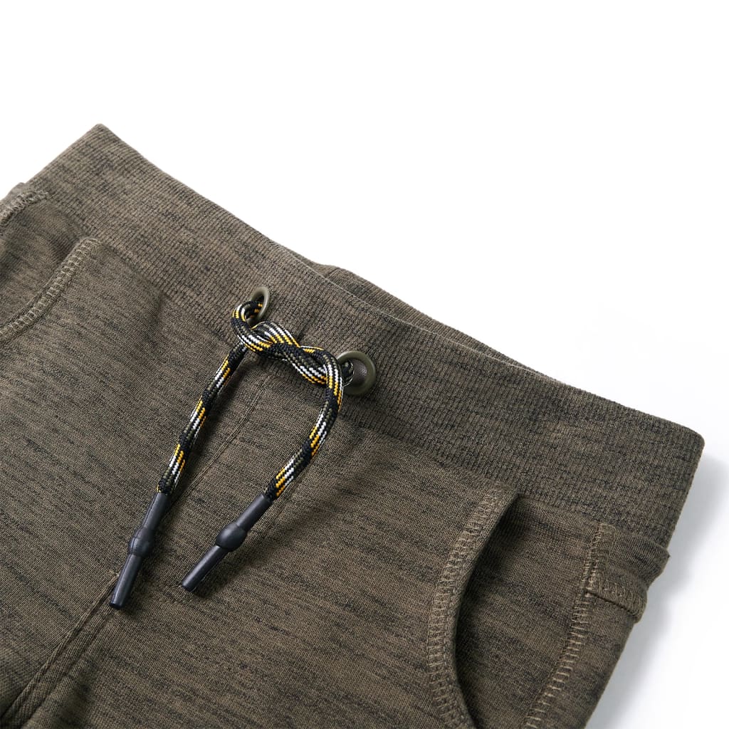 VidaXL Kinder-Jogginghose 128, gemischtes dunkles Khaki