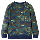 VidaXL Kinderhemd 116 gemischtes dunkles Khaki