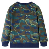 VidaXL Kinderhemd 140 gemischtes dunkles Khaki
