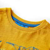 VidaXL Kindershirt mit langen Ärmeln 140 Ocker