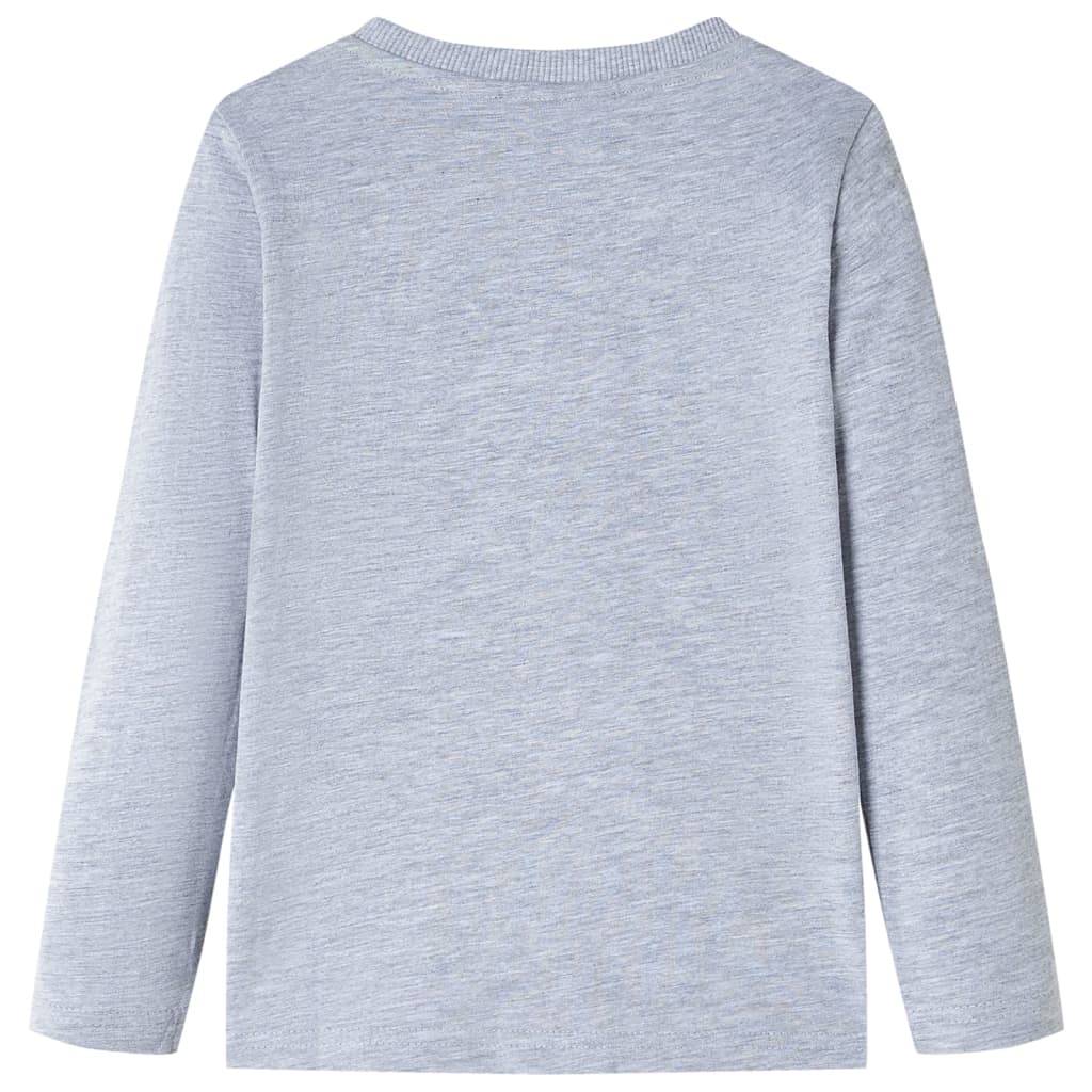 VidaXL Kindershirt mit langen Ärmeln 116 grau gemischt
