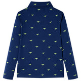 VidaXL Kinderhemd 104 Marineblau