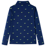VidaXL Kinderhemd 128 Marineblau