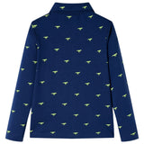 VidaXL Kinderhemd 140 Marineblau