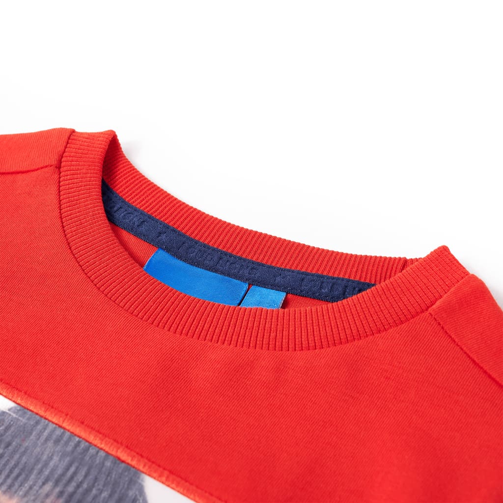 VidaXL Kindershirt mit langen Ärmeln 92 rot
