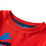 VidaXL Kindershirt mit langen Ärmeln 104 rot