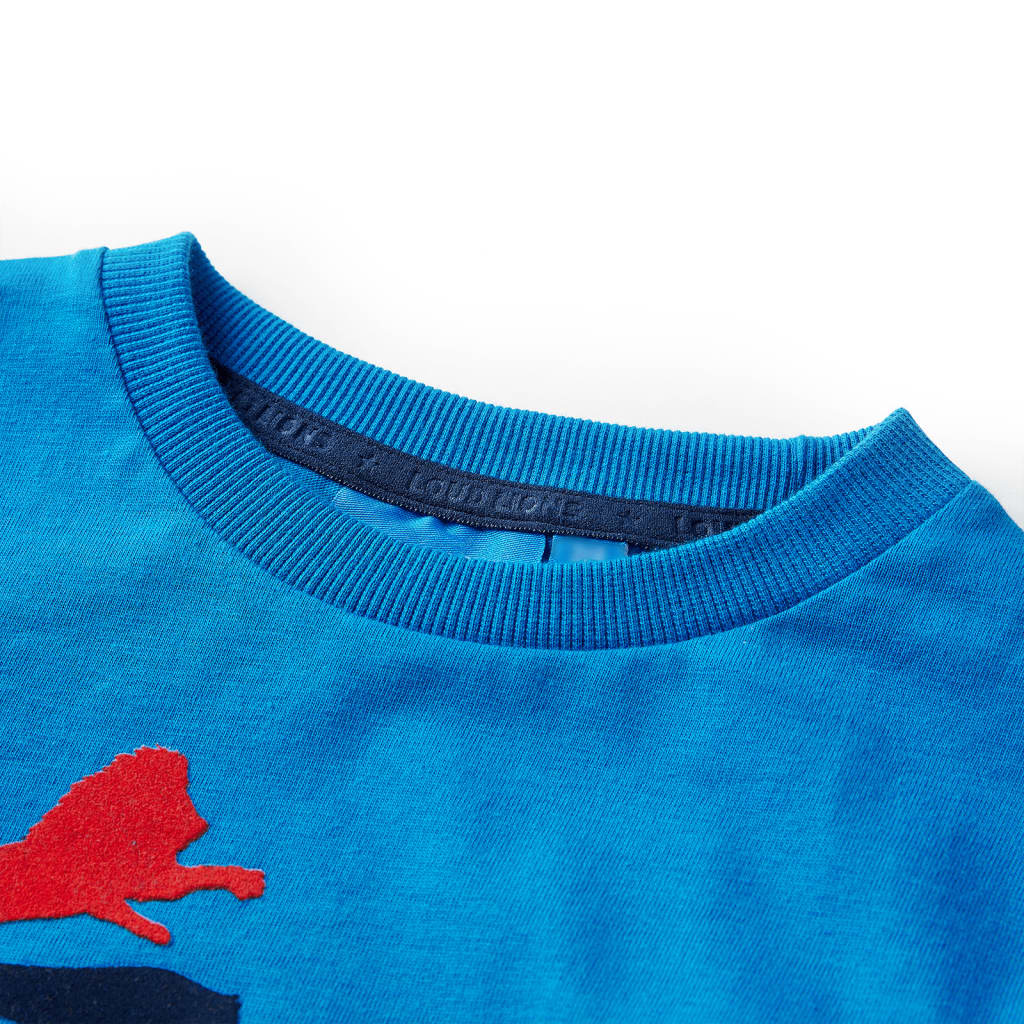 VidaXL Kindershirt mit langen Ärmeln 92 Kobaltblau