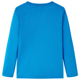 VidaXL Kindershirt mit langen Ärmeln 104 Kobaltblau