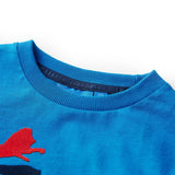 VidaXL Kindershirt mit langen Ärmeln 128 Kobaltblau
