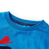 VidaXL Kindershirt mit langen Ärmeln 140 Kobaltblau